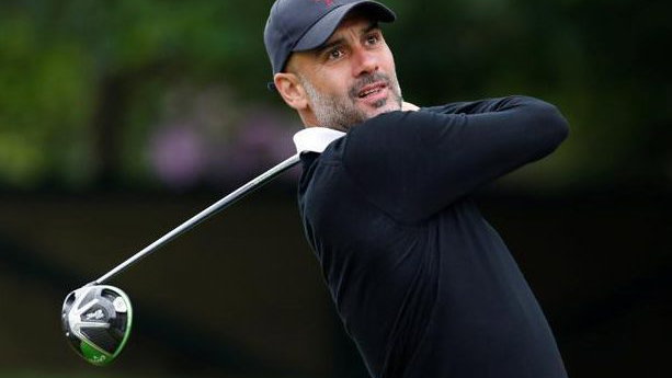 Pep Guardiola says he'd rather play golf than manage Manchester United